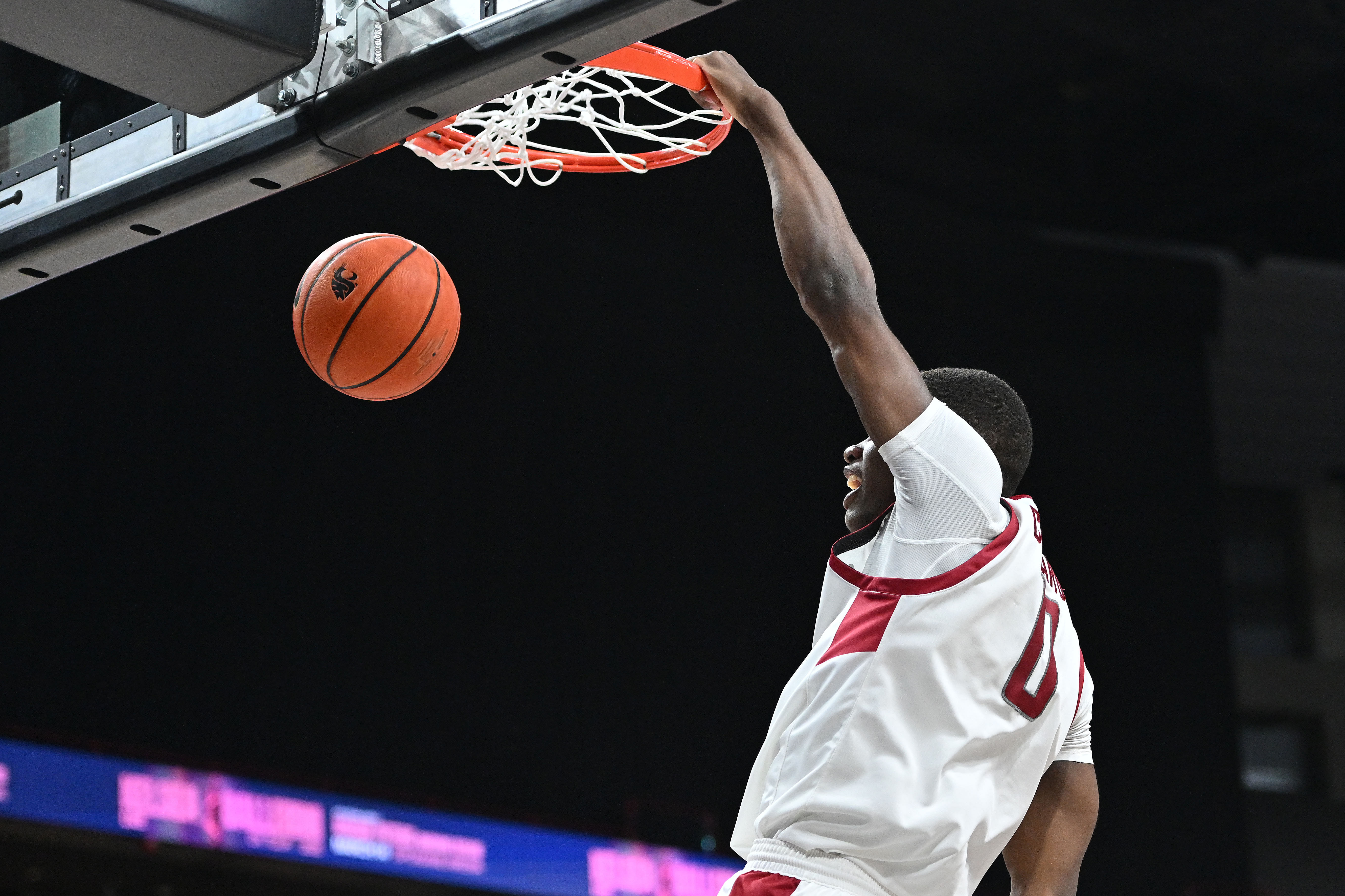 The likely NBA Draft entry of Cedric Coward has been key to Duke's Dame Sarr recruitment. (Photo Credit: IMAGN)